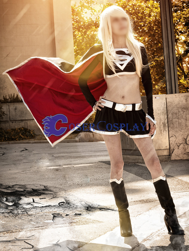 Dark Supergirl Cosplay Costume Fashion New